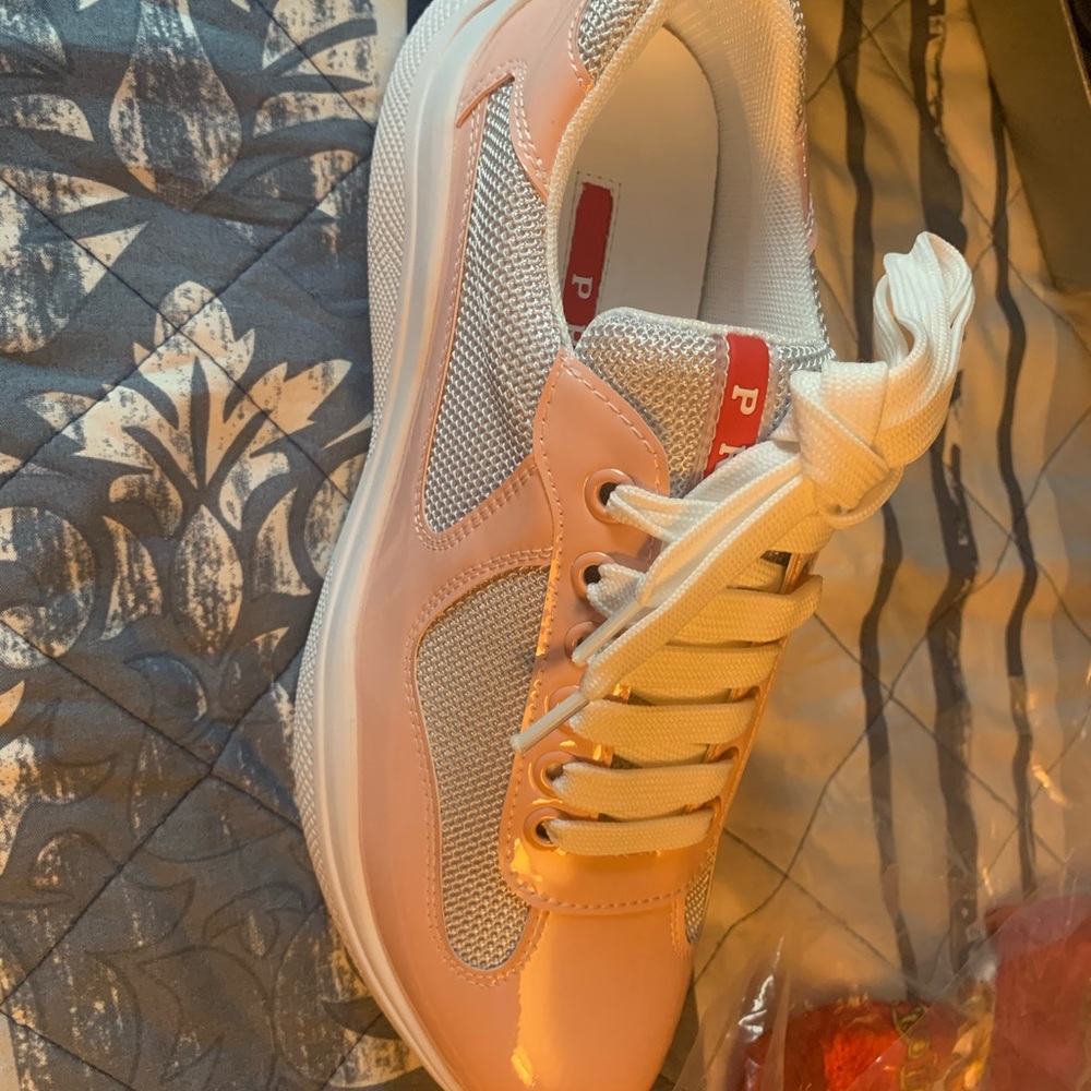 Prada Women's Pink Sneakers